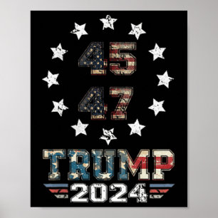 Poster Você Perdeu Trump 2024 U.S. Flag 2 Side