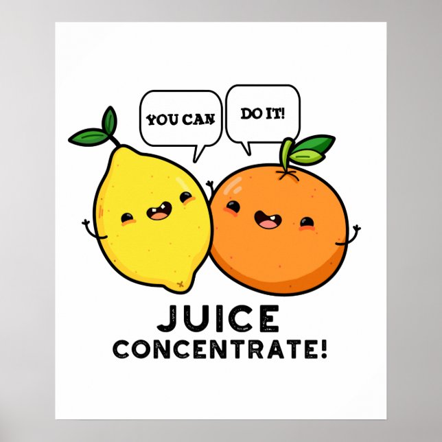 Poster Você Pode Concentrá-Lo Positivo Em Fruta (Frente)