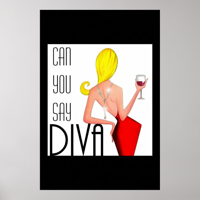 Poster "Você Pode Dizer DIVA?" (Frente)