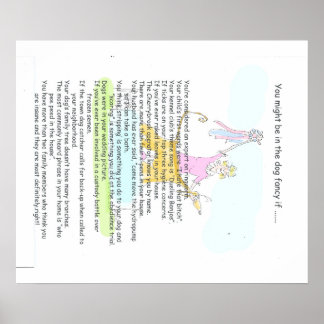 Pôster Você pode estar no rico do cão se...