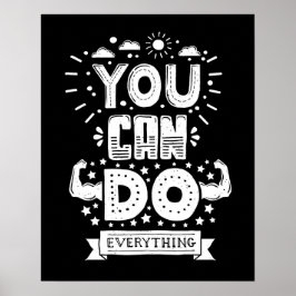 Poster Você Pode Fazer Tudo
