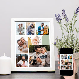 Poster Você Pode Motivar 6 Fotografias Collage