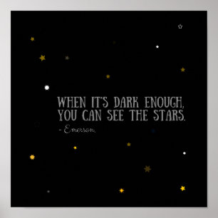 Pôster Você pode ver as estrelas que Emerson citou