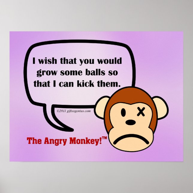 Poster Você precisa cultivar algumas bolas (Frente)