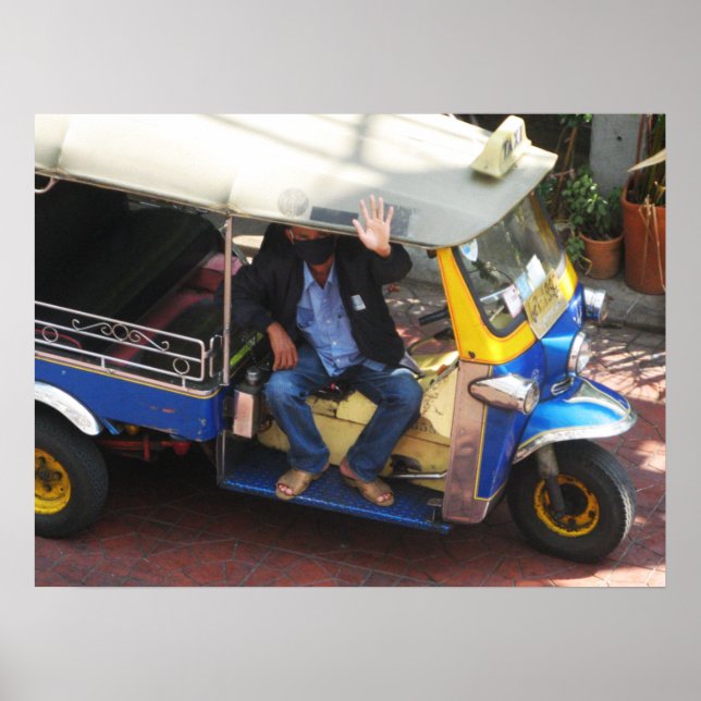 Pôster Você quer TAXI TUK-TUK? (Frente)