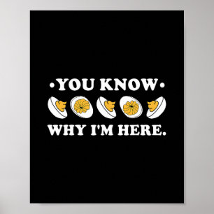 Poster Você sabe por que estou aqui Ovo Diabólico Groovy 