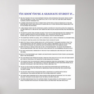 Poster Você sabe que é um estudante Formando...