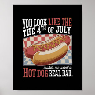Poster Você se parece com a citação engraçada de 4 de jul