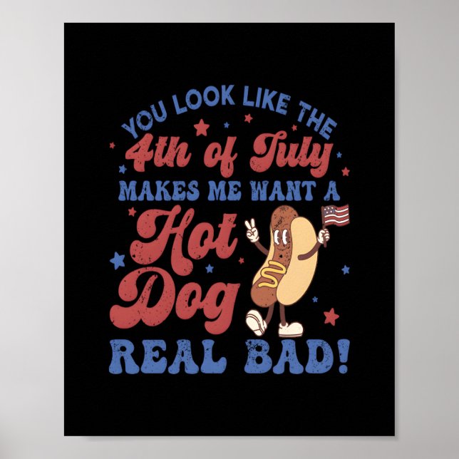 Poster Você Se Parece Com O Quarto De Julho, Me Faz Quere (Frente)