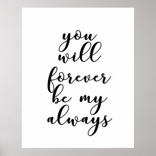 Poster Você sempre será meu