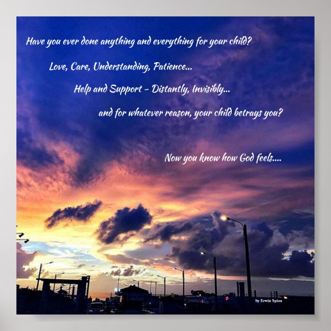 Poster - Você, Seu Filho e Deus (Frente)