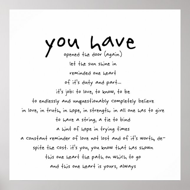 Pôster você tem... (Frente)