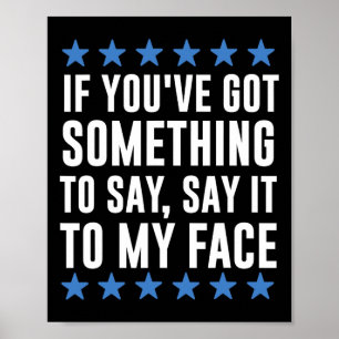 Poster Você Tem Algo a Dizer Kamala Harris