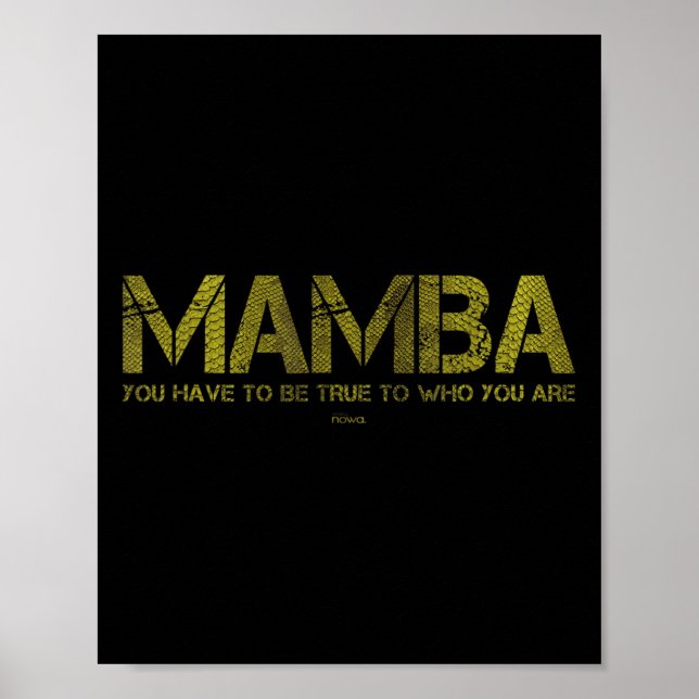 Poster Você Tem Que Ser Verdadeiro Com Quem Você É Motiva (Frente)