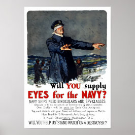 Poster Você vai fornecer olhos para o Marinho? WI
