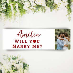 Poster Você vai se casar comigo Foto de Proposta Romântic
