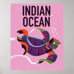 Poster Voe para a Austrália Cartaz de viagem vintage