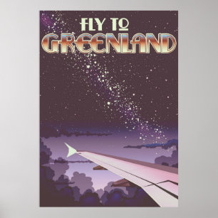 Poster Voe Para a Gronelândia