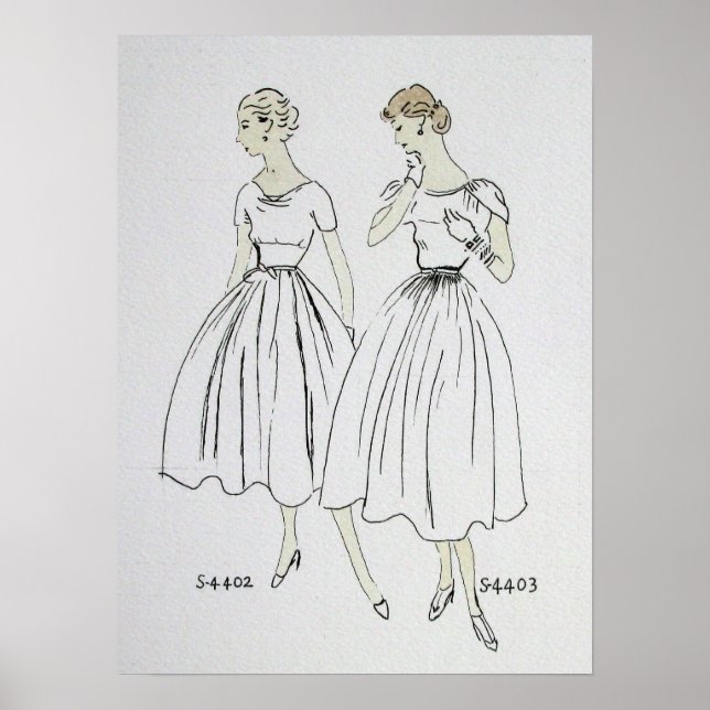 Poster Vogue 1953 (Frente)