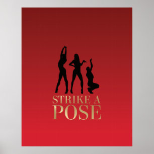 Poster Vogue Strike a Pose - DIY -