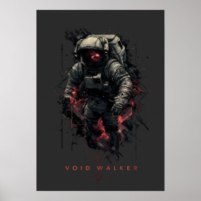 Poster Void Walker Astronaut Heavy Metal (Frente)