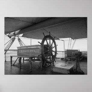 Pôster Volante do navio de navigação