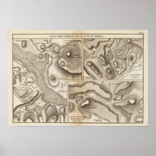 Pôster Volcaniques das lacas