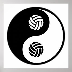 Pôster Voleibol de Yin Yang