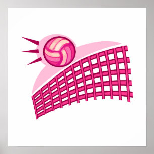 Poster Voleibol e rede