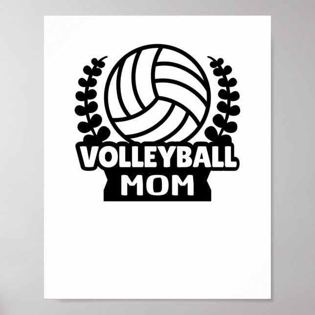 Poster Voleibol - Mãe de Voleibol (Frente)