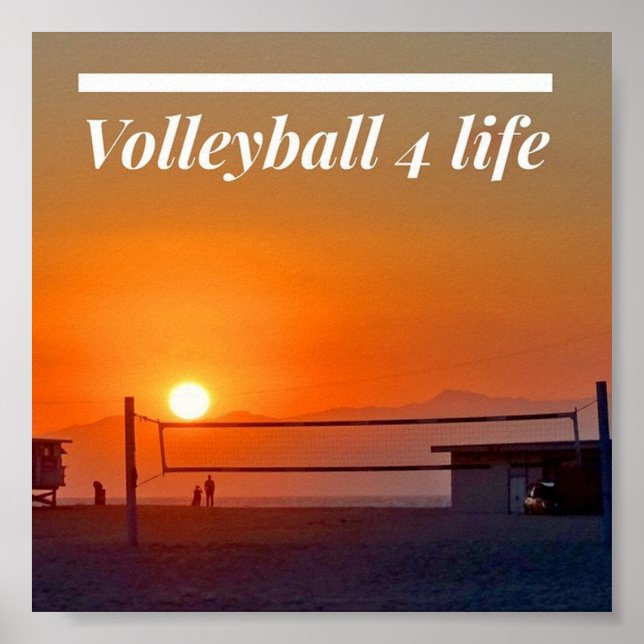 Poster Volleyball 4 Life (Frente)