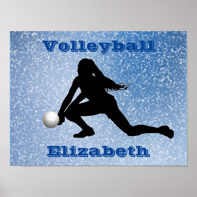 Poster Volleyball Glam  (Frente)