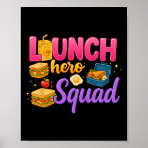Poster Volta às Aulas Esquadra da Senhora do Almoço Herói