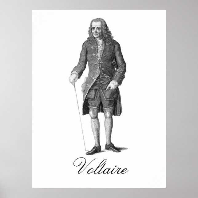 Poster Voltaire (Frente)