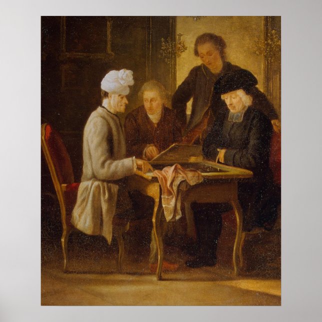 Pôster Voltaire em Chess (Frente)