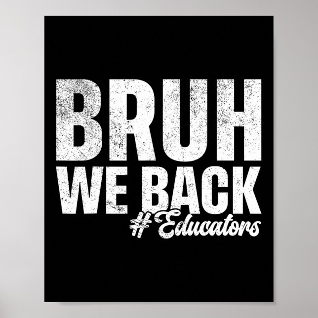 Poster Voltamos Educadores Primeiro Dia De Volta às Aulas (Frente)