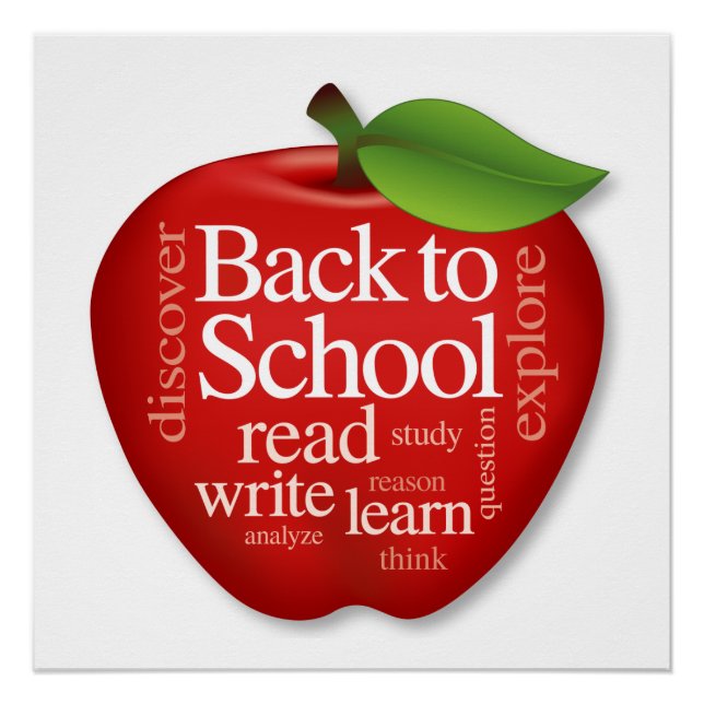 Pôster Voltando às Aulas (Frente)