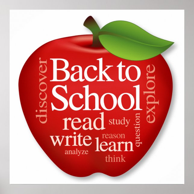 Pôster Voltando às Aulas (Frente)