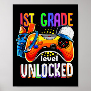 Poster Voltar à Coluna Gamepad 1rua 1Primeiro Nível Deslo