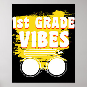 Poster Voltar À Escola 1rua Vibes Camisa Primeiro Dia