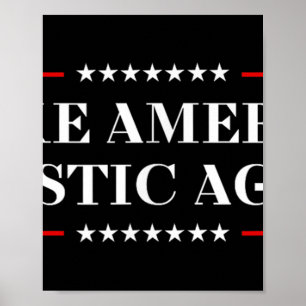 Poster Voltar Ao Plástico - Faça Com Que A América Seja P