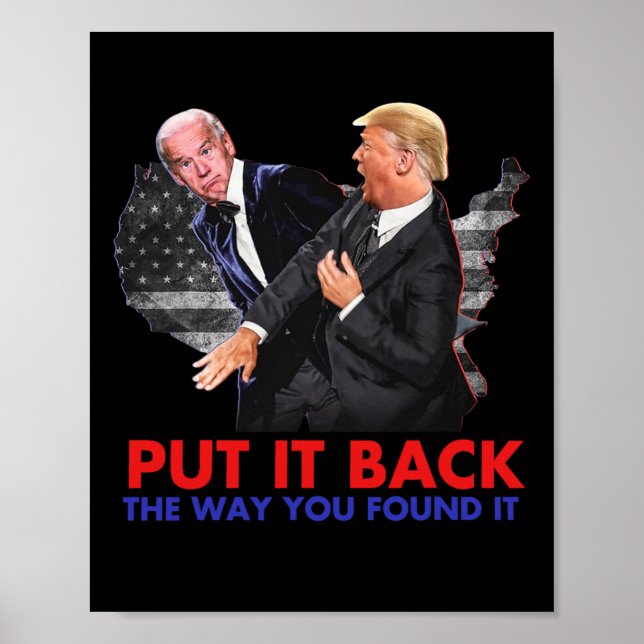 Poster Voltou Da Maneira Que Achou Engraçada Biden &amp;  (Frente)