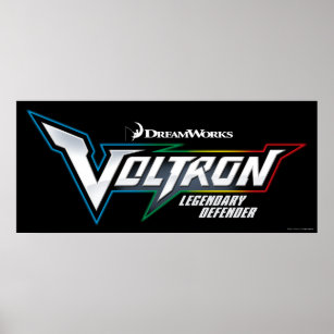 Pôster Voltron   Logotipo lendário do Defender