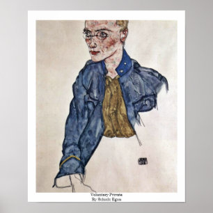 Poster Voluntário Privado Por Schiele Egon