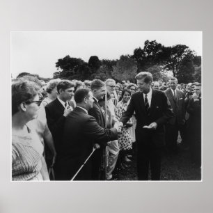 Pôster Voluntários do corpo de paz do presidente Kennedy