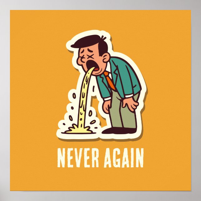 Poster Vômito (Frente)