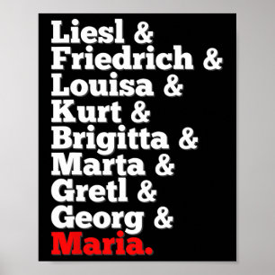 Poster Von Trapp Family Singers Sound Of Music