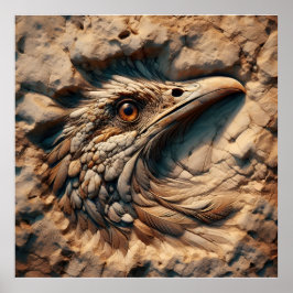 Poster Voo através das faixas do tempo - Abstrato Art