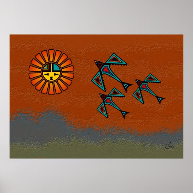 Pôster Voo Crow (Frente)