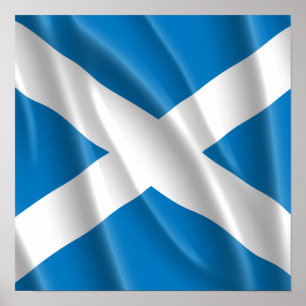 PÔSTER VÔO DA BANDEIRA DE SCOTLAND